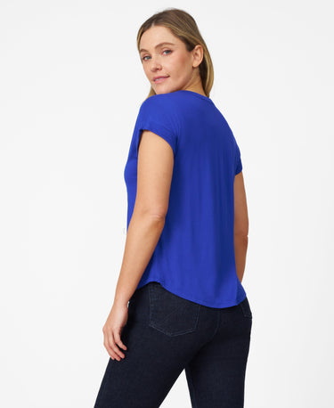 Embroidered Henley T-Shirt