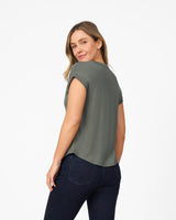 Embroidered Henley T-Shirt