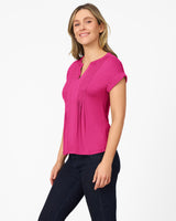 Embroidered Henley T-Shirt