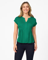 Embroidered Henley T-Shirt