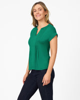 Embroidered Henley T-Shirt