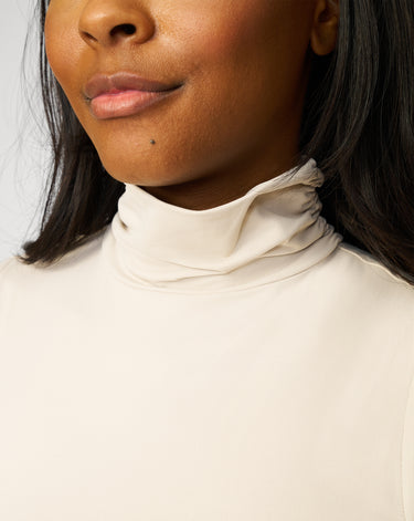 Sculpt Sleeveless Turtleneck Tank