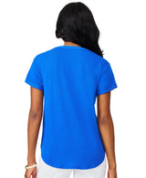 Shirred Detail Short Sleeve Top