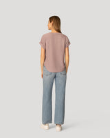 Textured Split Neck Relaxed Top
