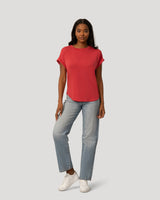 Baby Terry Drop Shoulder Smile Hem Top