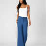High Rise Flare Twill Pant Sargasso Sea