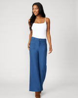 High Rise Flare Twill Pant Sargasso Sea