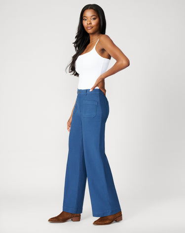 High Rise Flare Twill Pant