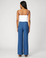 High Rise Flare Twill Pant