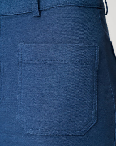 High Rise Flare Twill Pant