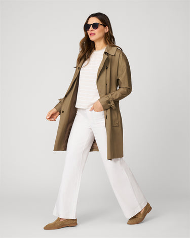 High Rise Flare Twill Pant