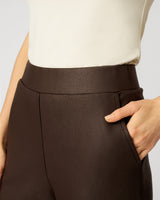 Coated Yummy Pull On Bootcut Pant