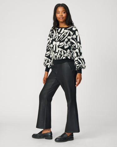 Coated Yummy Pull On Bootcut Pant