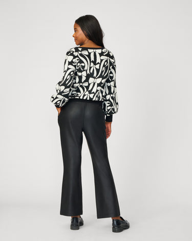 Coated Yummy Pull On Bootcut Pant