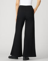 Pleated Wide Leg Stretch Trouser