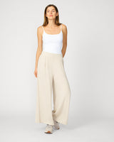 Cropped Wide Leg Ultra Soft Terry Pant