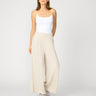 Cropped Wide Leg Ultra Soft Terry Pant