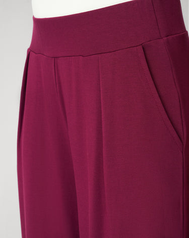 Cropped Wide Leg Ultra Soft Terry Pant