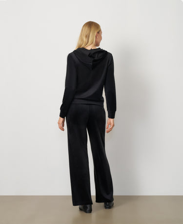 Ruched Zip-Up Velour Set