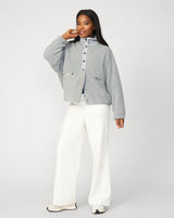 Cozy Sherpa Stand Collar Jacket