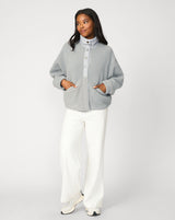 Cozy Sherpa Stand Collar Jacket