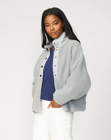 Cozy Sherpa Stand Collar Jacket