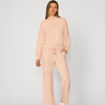 Mockneck Modal Top & Wide Leg Pant