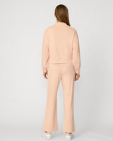 Mockneck Modal Top & Wide Leg Pant