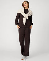 Mockneck Modal Top & Wide Leg Pant