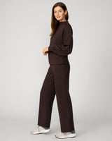 Mockneck Modal Top & Wide Leg Pant