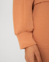 Mockneck Modal Top & Wide Leg Pant