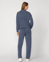 Mockneck Modal Top & Wide Leg Pant