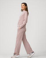 Mockneck Modal Top & Wide Leg Pant