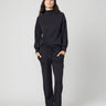 Mockneck Modal Top & Wide Leg Pant