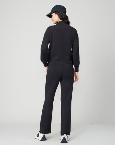Mockneck Modal Top & Wide Leg Pant
