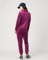 Velour Cowlneck Jogger Set