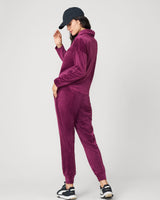 Velour Cowlneck Jogger Set