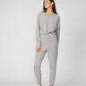 Yummy Crewneck & Jogger Lounge Set Pale Pearl Grey