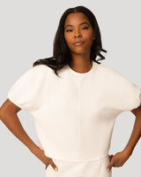 Balloon Sleeve Top & Wide Leg Pant Set