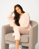 Crochet Trim Knit Set