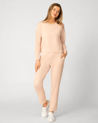 Crochet Trim Knit Set