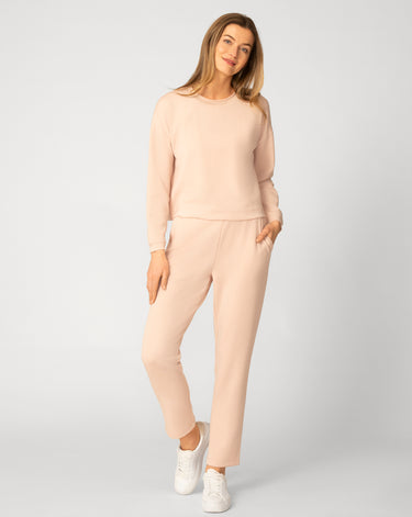 Crochet Trim Knit Set