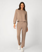 Crochet Trim Knit Set