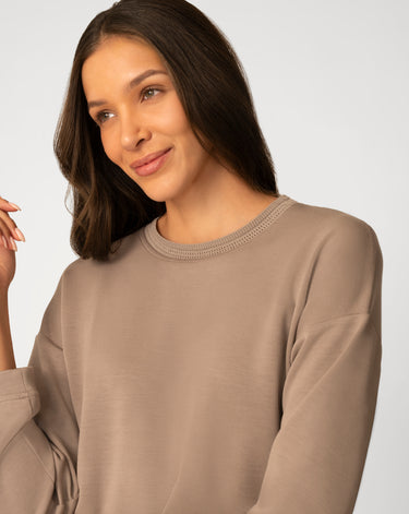 Crochet Trim Knit Set