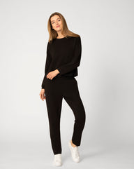 Crochet Trim Knit Set