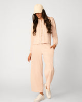 Crochet Zip Front Pant Set