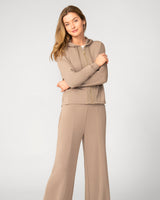 Crochet Zip Front Pant Set