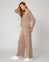 Crochet Zip Front Pant Set