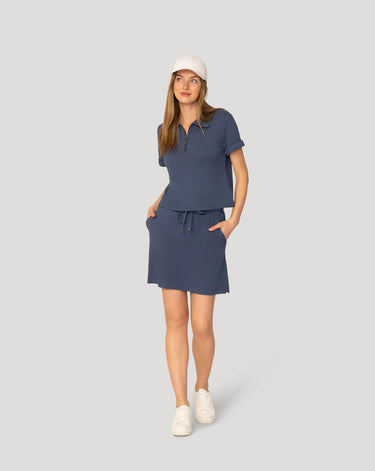 Piqué Polo Skort Set