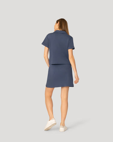 Piqué Polo Skort Set